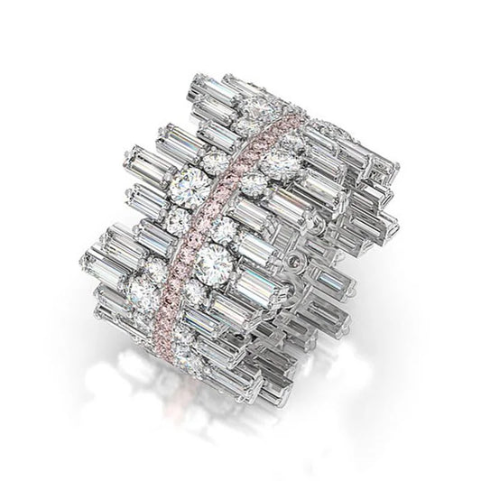 Gorgeous Zirconia Ring – Elegant Sparkling Jewelry