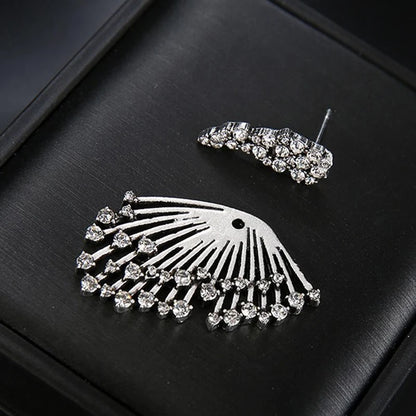 Zirconia Wing Earrings