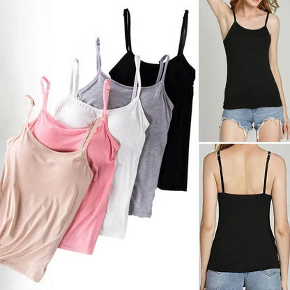 Padded Bra Tank Top for Women