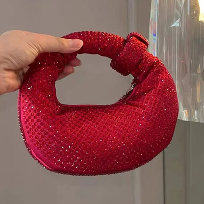 Crystal Evening Clutch – Elegant Rhinestone Encrusted Purse for Formal Occasions