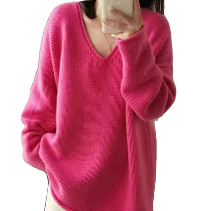 Pink Cashmere Sweater for Women