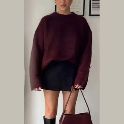 Double Breasted Wool Coat – Classic Elegant Wool Outerwear for Women