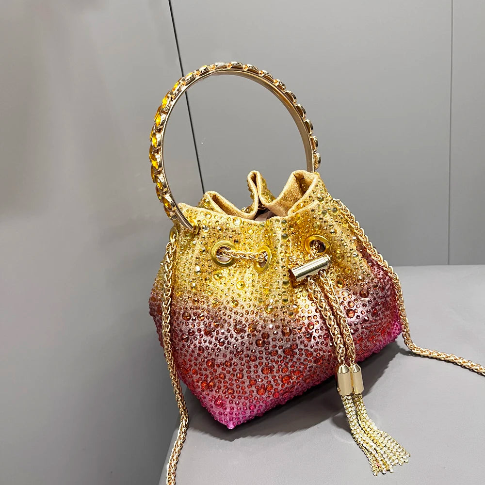 Rhinestone Clutch Bag for Women