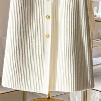 High Waist Knitted Skirt for Women