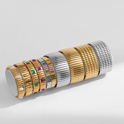 Elegant Pearl Elastic Bracelet for Women