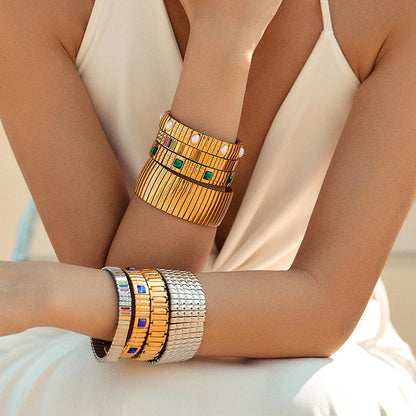 Elegant Pearl Elastic Bracelet for Women