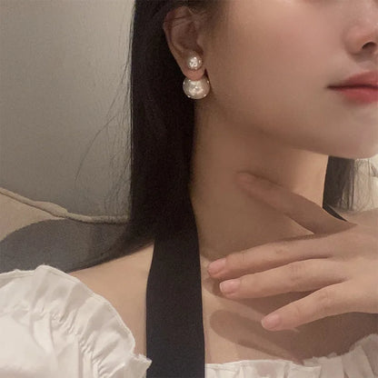 Vintage Pearl Dangle Earrings