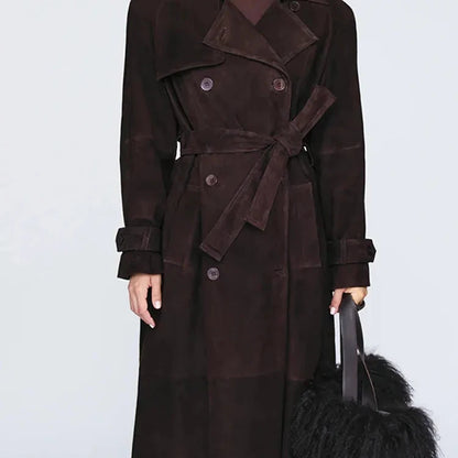 Chic Lace-Up Winter Coat – Stylish and Warm Winter Outerwear for Women