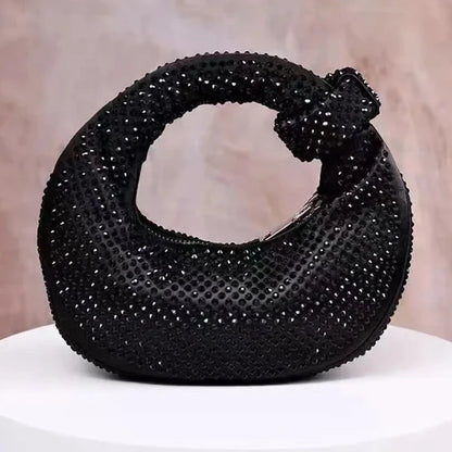 Crystal Evening Clutch – Elegant Rhinestone Encrusted Purse for Formal Occasions