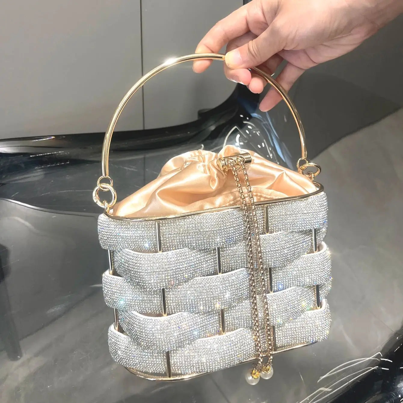 Rhinestone Evening Clutch for Women
