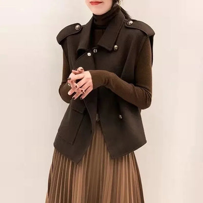 Vintage Wool Vest for Women