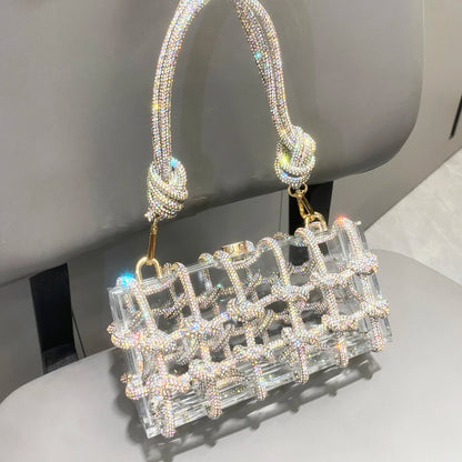 Rhinestone Evening Bag for Women