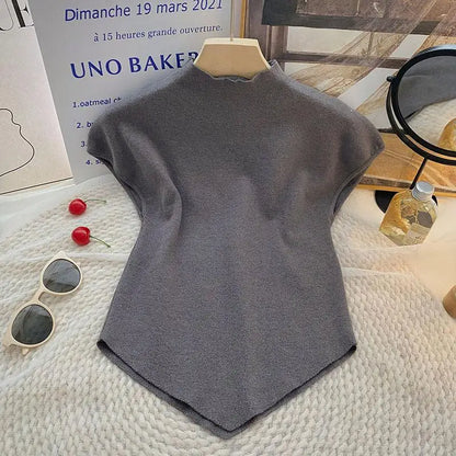 Irregular Cropped Top for Women