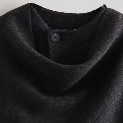 Asymmetric Knit Cardigan - Lightweight Women’s Fashion Sweater with Modern Design