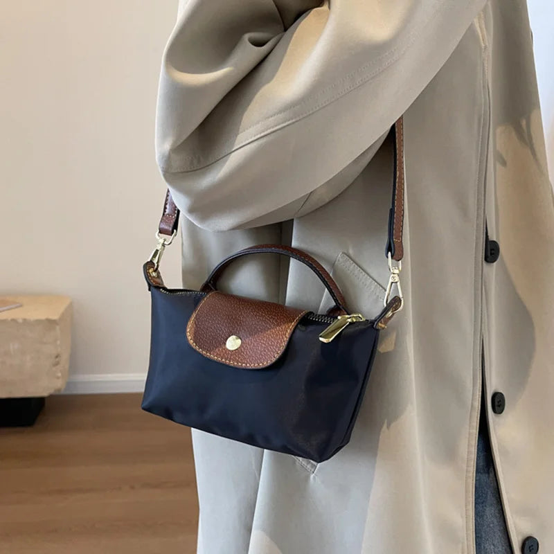 Mini Nylon Dumpling Bag – Lightweight Waterproof Shoulder Bag for Women