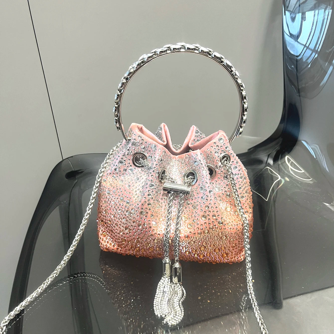 Rhinestone Clutch Bag for Women