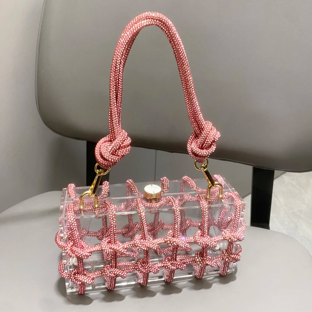 Rhinestone Evening Bag for Women
