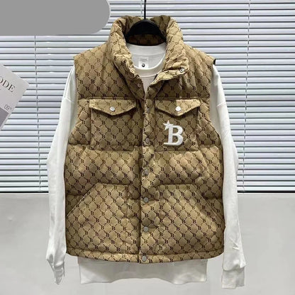 Embroidered Warm Vest for Women