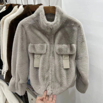 Sweet Sheepskin Long Coat