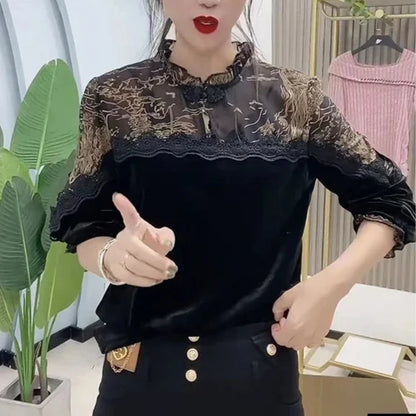 Elegant Black Sequin Shirt – Glamorous Sparkling Top for Parties and Night Outs