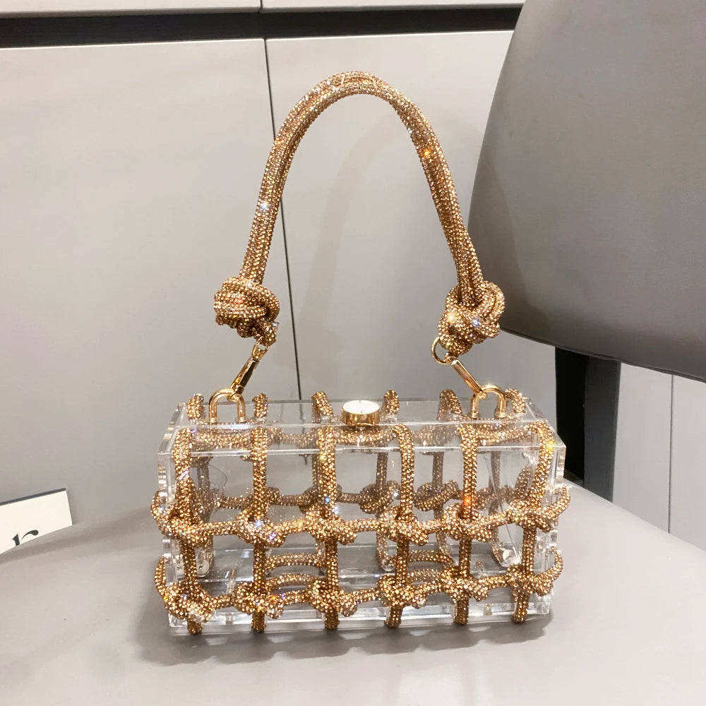 Rhinestone Evening Bag for Women