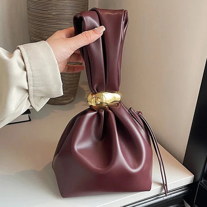 Personalized Leather Clutch Bag for Women