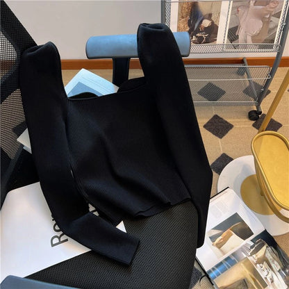 Square Neck Sweater for Women