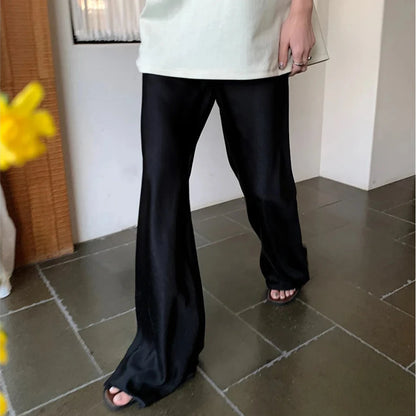 Women’s Satin Wide Leg Pants