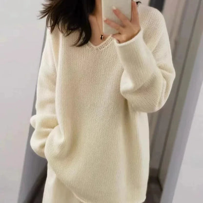 Pink Cashmere Sweater for Women