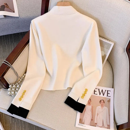 Big Button Knit Cardigan - Chunky Knit Women’s Sweater for Casual Fall Layering