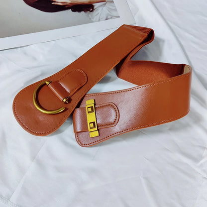 Luxury Elastic Waist Cinch Belt – Adjustable Women’s Fashion Accessory