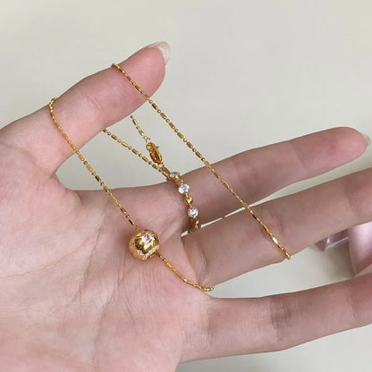 Starry Purple Pendant Necklace for Women