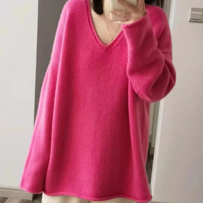 Pink Cashmere Sweater for Women