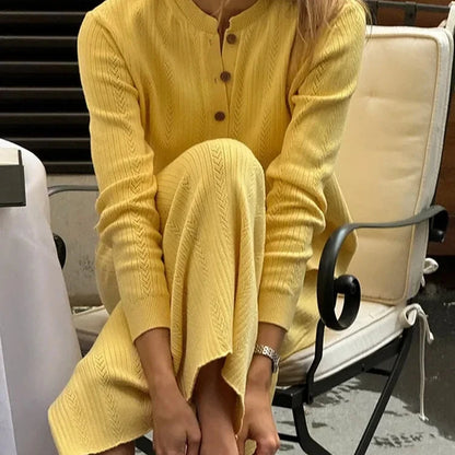 Women’s Knit Cardigan Set