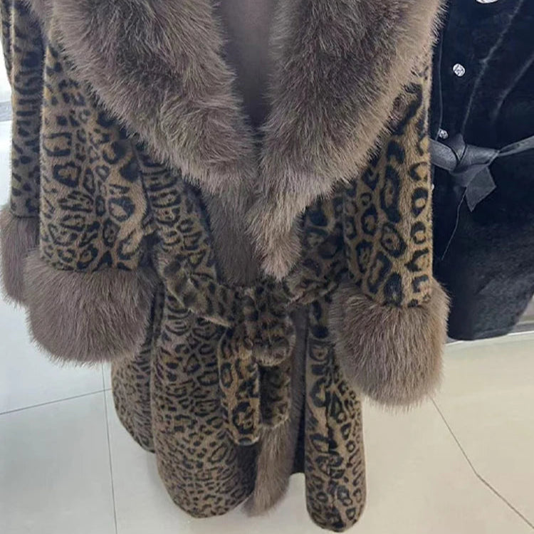 Vintage Faux Fur Fox Coat
