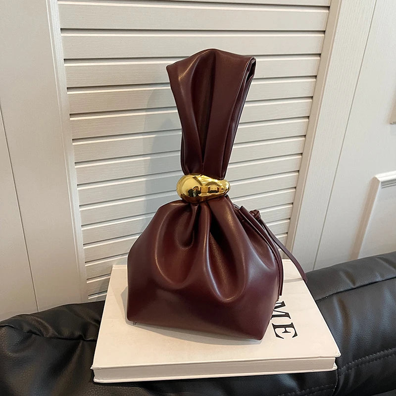Personalized Leather Clutch Bag for Women