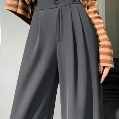 High-Waist Slim Bell Pants for Women