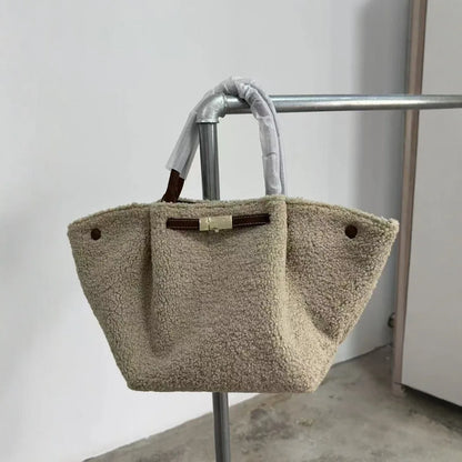 Luxury Faux Fur Shoulder Bag – Chic Women’s Fashion Handbag