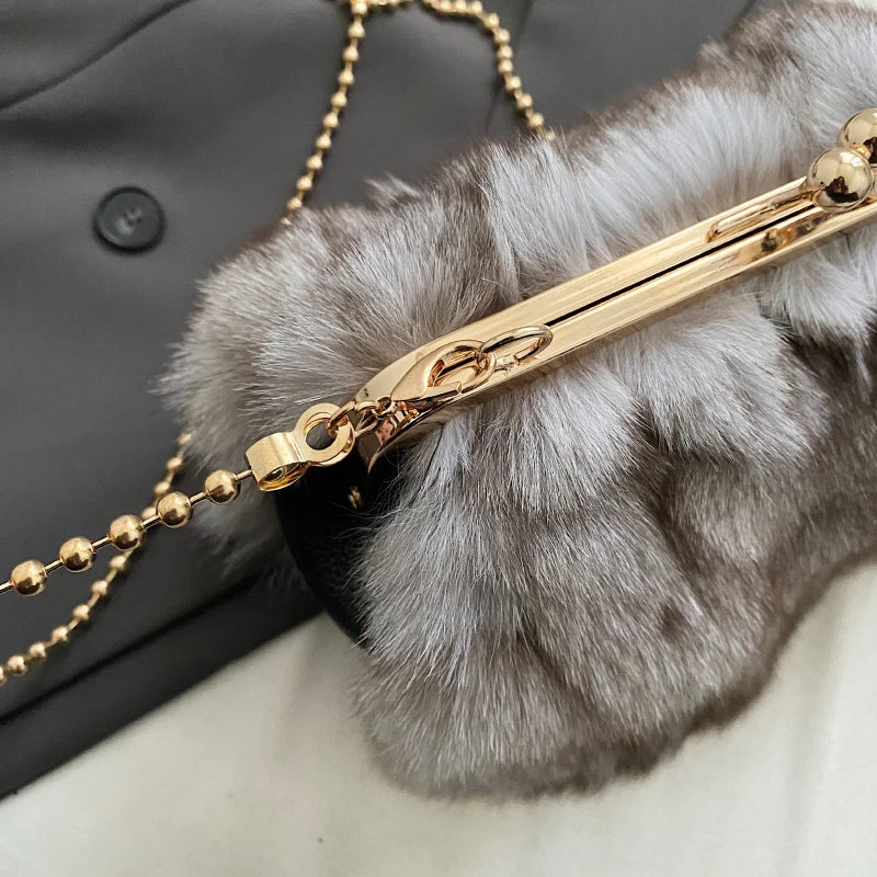 Plush Evening Clutch for Women