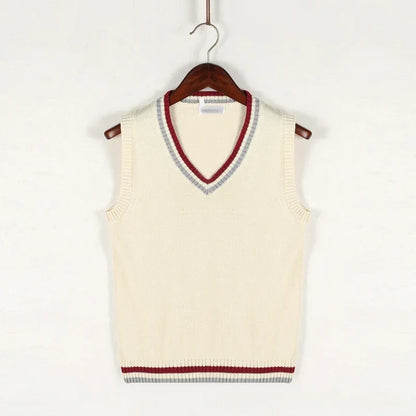 Men's Retro Knit Sweater Vest – Vintage-Inspired, Comfortable, and Stylish Layering Piece