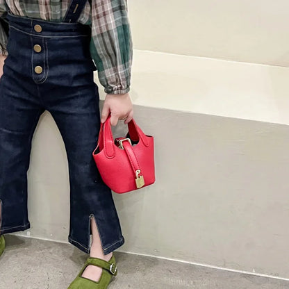 Children's PU Messenger Bag – Trendy and Durable Bag for Kids