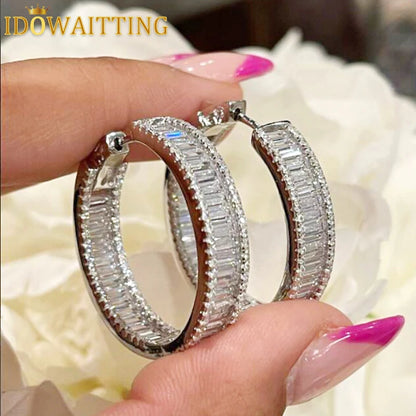 Luxury Gold CZ Hoop Earrings – Elegant Women’s Jewelry