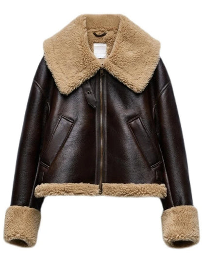 Winter Moto Biker Jacket