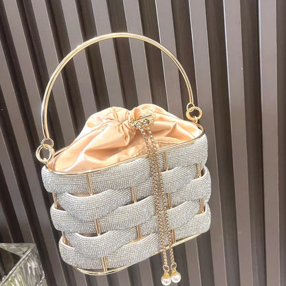 Rhinestone Evening Clutch for Women