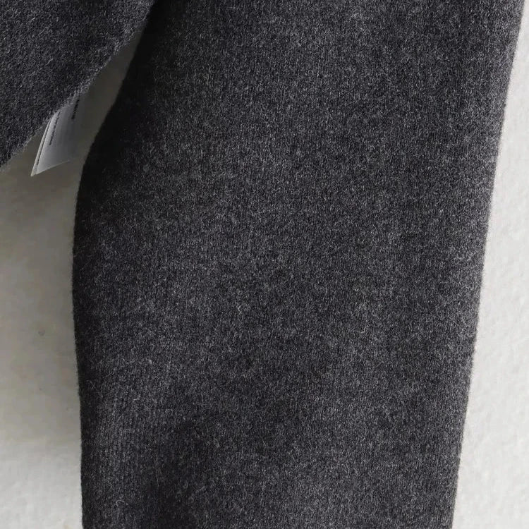 Asymmetric Knit Cardigan - Lightweight Women’s Fashion Sweater with Modern Design