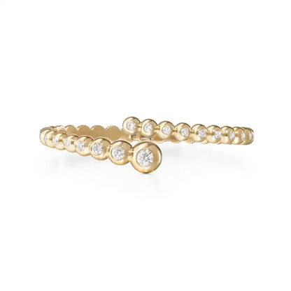 Geometric CZ Bangle – Elegant Bracelet for Women