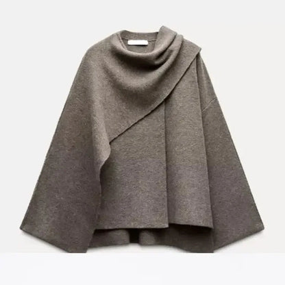 Elegant Cape Jacket – Timeless and Stylish Outerwear for Women