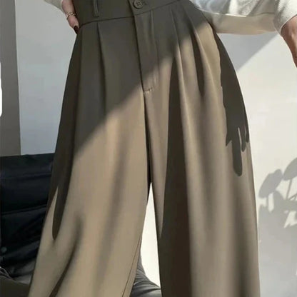 High-Waist Slim Bell Pants for Women