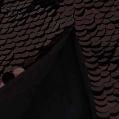 Sequined High-Waist Midi Skirt for Women