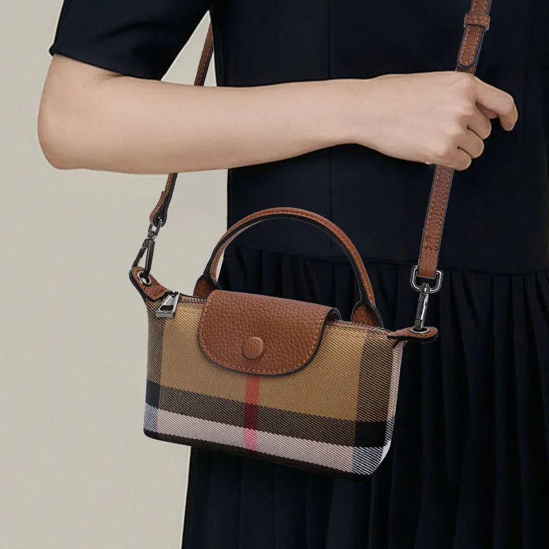 Trendy Women's Checkered Crossbody Bag - Stylish Plaid Shoulder Purse for Everyday Use